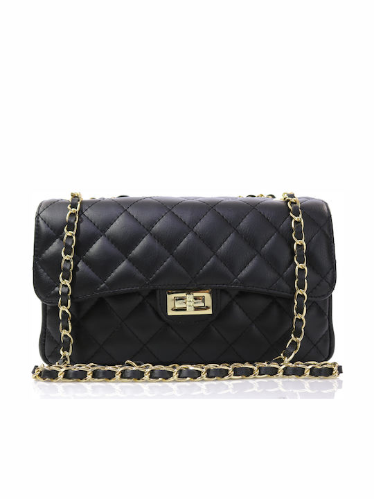 Leather Women's Bag Crossbody Black
