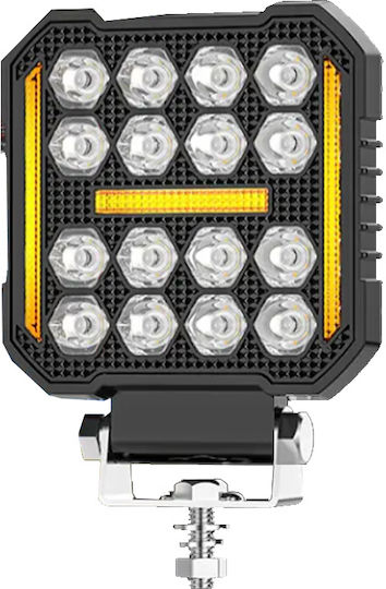 Platzς Wasserdicht Scheinwerfer Auto LED 12 / 24V 11cm mit Weiß Beleuchtung 1Stück