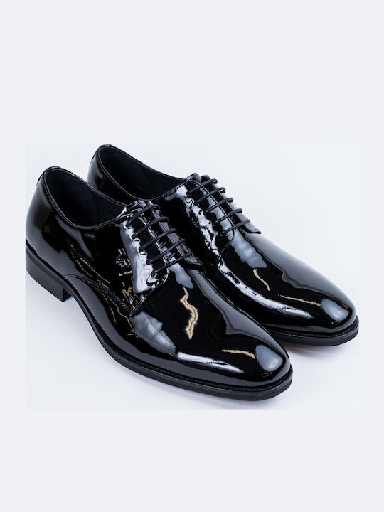 Men's Patent Leather Dress Shoes Black