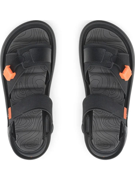 Herrensandalen in Schwarz Farbe