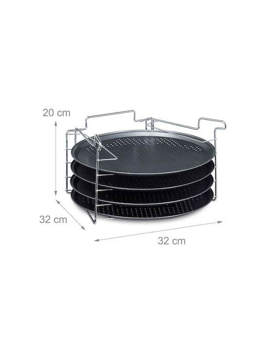 Relaxdays Backform Pizza Aluminium 32cm