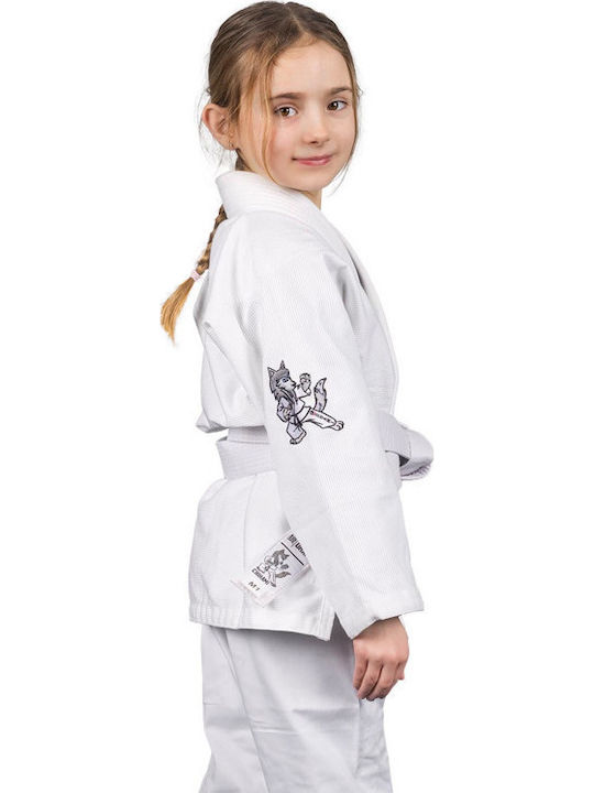 Okami Kids Brazilian Jiu Jitsu Trousers White