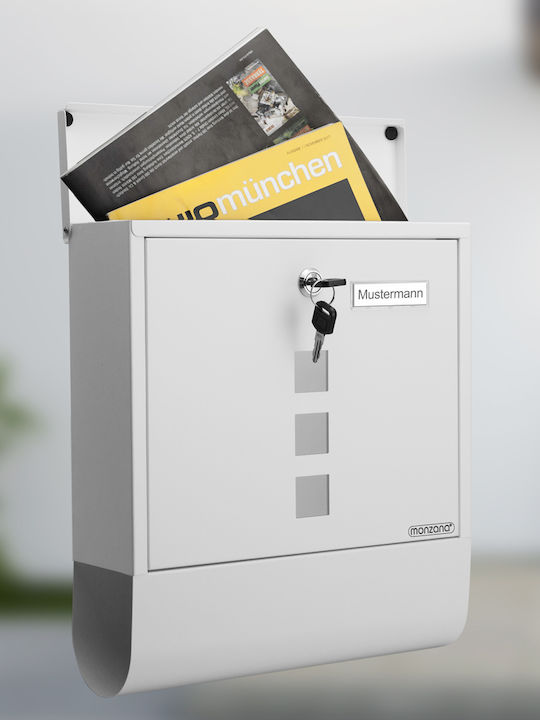 Deuba Cutie Poștală pentru Exterior Inox în Culoarea Gri
