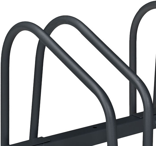 Suport biciclete 6 biciclete 27 x 163,5 x 33 cm Relaxdays negru