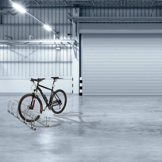 Suport pentru 5 biciclete 27 X 130 X 33 cm Argintiu Relaxdays