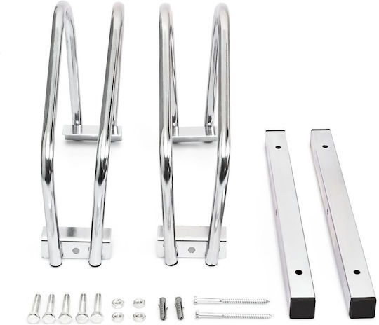 Bike Rack 2 Bicycles 26 X 40 X 32 Cm Relaxdays