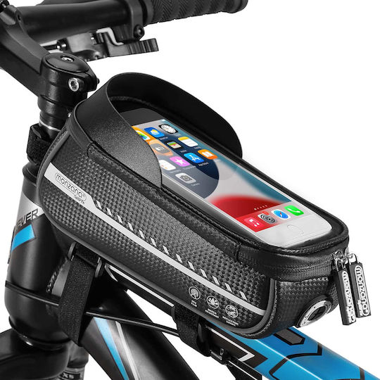 Suport Telefon Bicicletă Maxim 7 inci Impermeabil Monzana Negru Suport Power Bank Căști 20x11.5x11 Cm