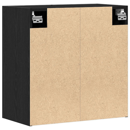 vidaXL Ντουλάπι Μπάνιου 60x31x60cm Μαύρο