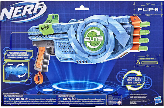 Nerf Elite Blaster Flip 8 - Arma Nerf Elite Flip 8