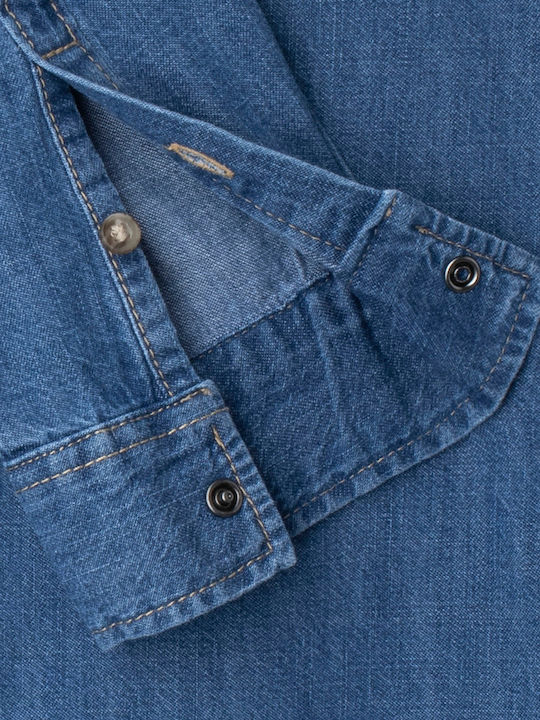 Mini Shirt Dress Dress Blue