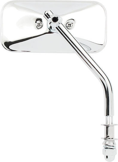MCS Motorcycle Mirrors 2pcs Silver