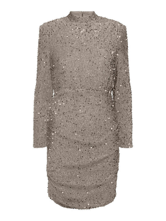Bella Mini Abendkleid Rose Gold