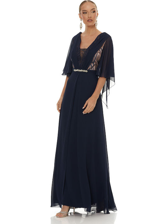 Summer Maxi Dress for Wedding / Baptism Blue