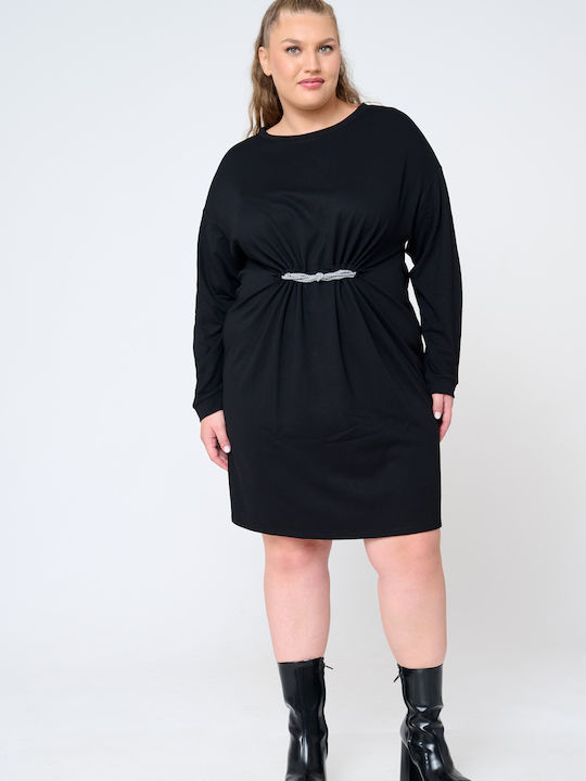 Midi Kleid Schwarz