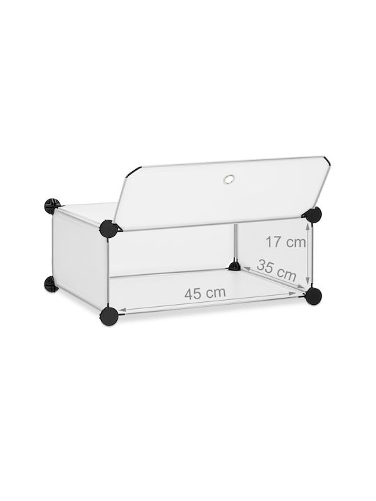 Plastik Schuhschrank 107x49x37cm