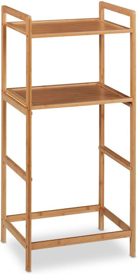 Stoff Schuhschrank aus Bambus 96x44x34cm