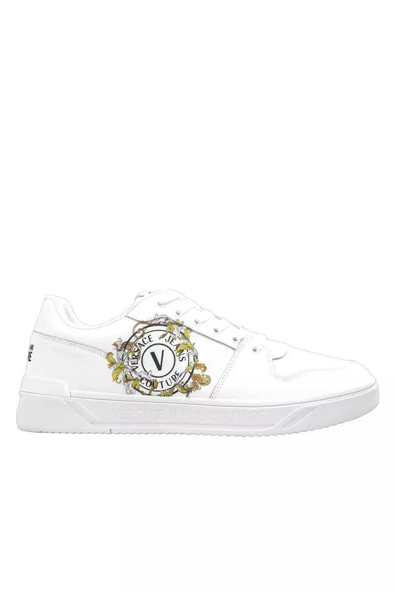 スニーカー VERSACE Men Sneakers 78YA3SJ1ZPB15 003 WHITE Versace Sneakers White 78YA3SJ1ZPB15-003 | Skroutz.eu