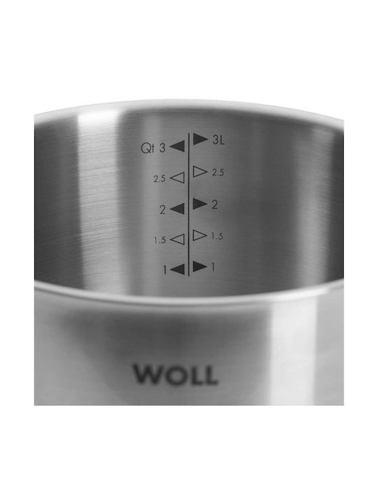 Woll Cookware Set of Stainless Steel with Non-stick Coating 6pcs