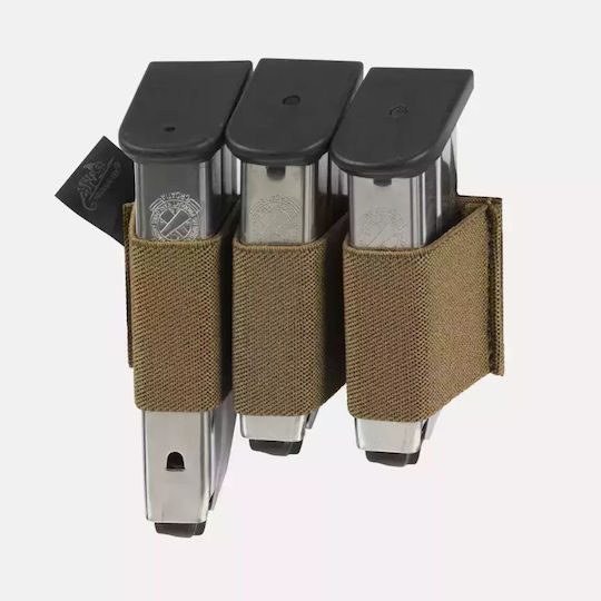 Ελαστική Τριπλή Θήκη Γεμιστήρων Helikon Olive Green