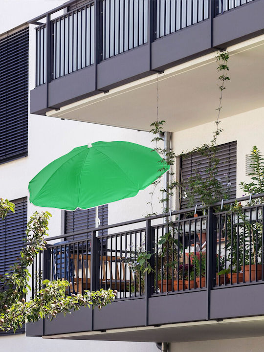 Umbrelă Rotundă Metalică Verde Φ1.6m