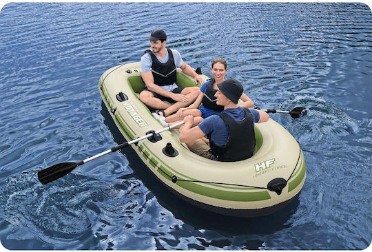 Bestway Inflatable Boat For 3 Adults Beige With Paddles And Pump 294x137cm