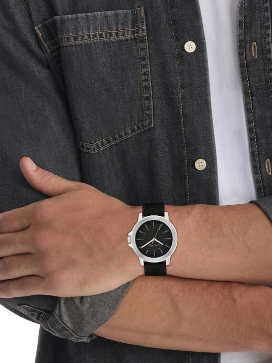 Calvin Klein Reset Men's Watch 42mm Battery with Black Rubber Strap
