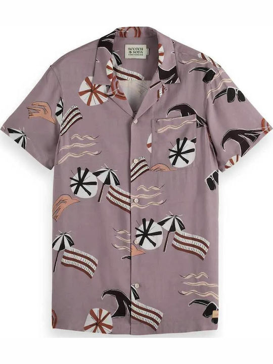 Scotch & Soda Cămașă De Plajă Cutout Regular Fit Multicoloră