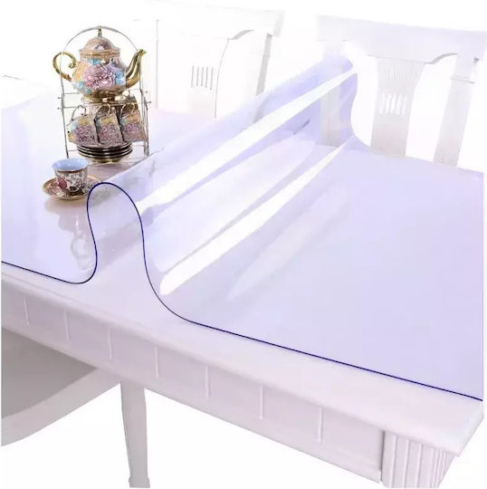 Τραπεζομάντηλο Αλέκιαστο Elegant Διάφανο 140x60εκ.