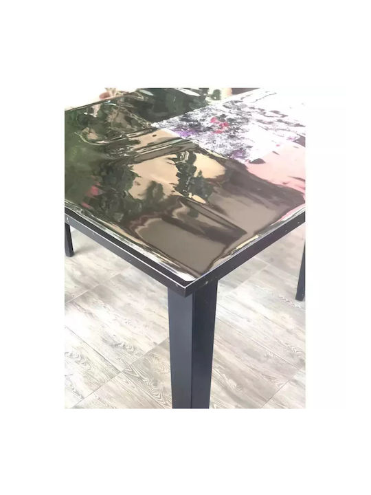 Τραπεζομάντηλο Αλέκιαστο Elegant Διάφανο 140x60εκ.