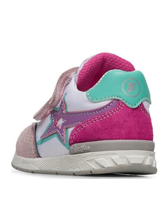 Ferdi Kids Sneakers with Scratch White