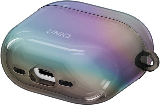Uniq Θήκη Σιλικόνης με Γάντζο Midnight Quartz για Apple AirPods 4