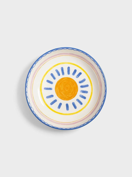 &Klevering Porcelain Salad Bowl Blue 30x30cm