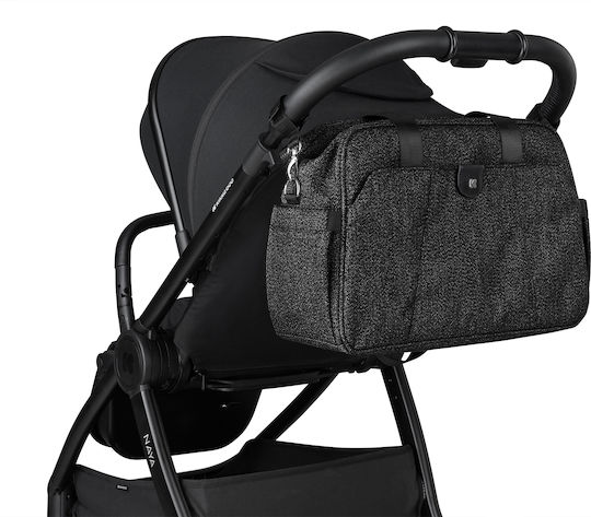 Kikka Boo Shoulder/Hand Diaper Bag Chelsea Black 43x28x16cm.