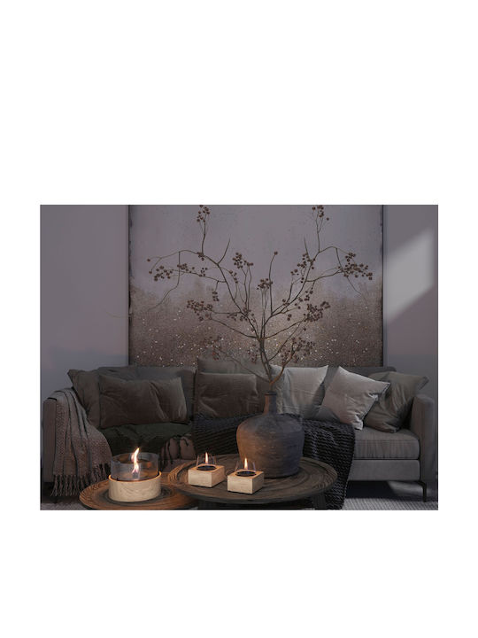 Tenderflame Kamin Innenbereich Metallisch Beige