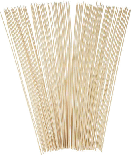 Skewers Grilling 100 Pieces 40 Cm Bamboo
