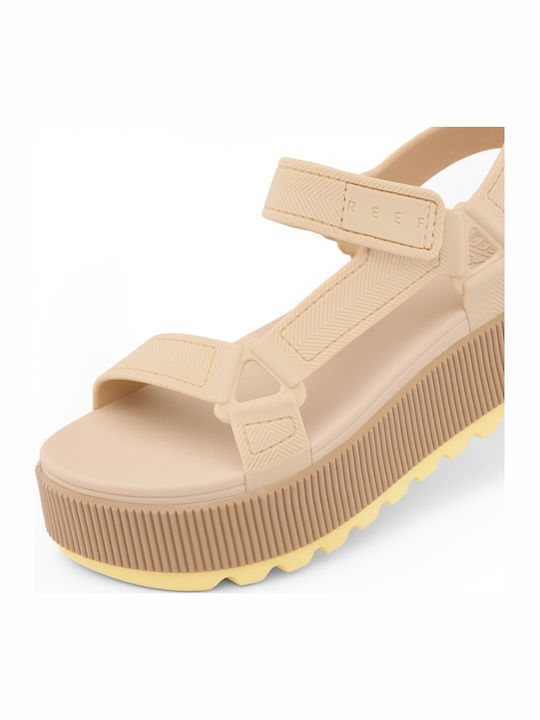Women's Platform Shoes Beige