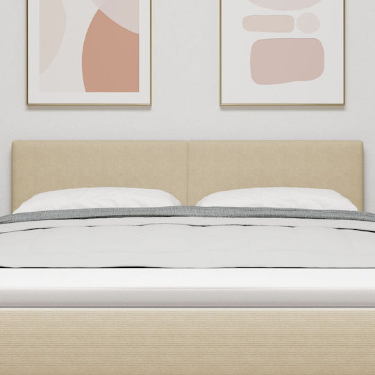vidaXL Wooden Bed Headboard Open Green Gray 140cm