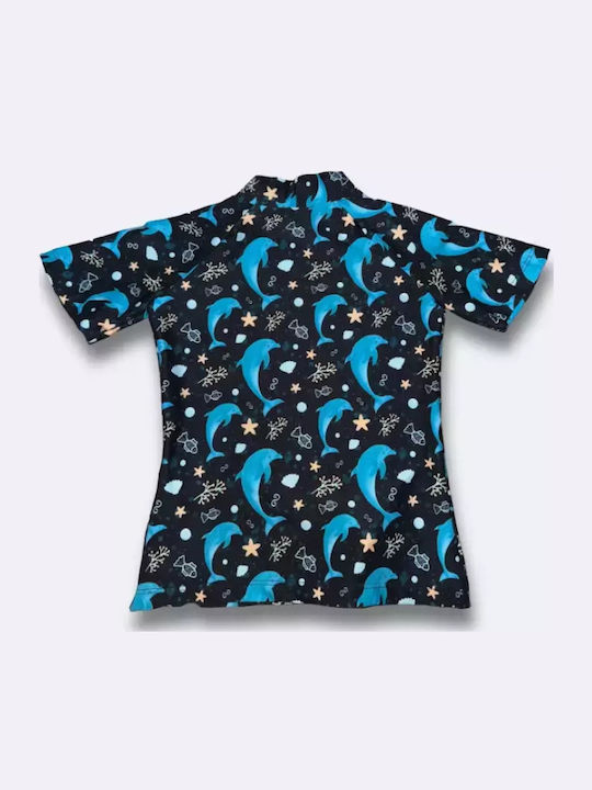 Crool Kinder Badeanzug Rashguard Blue Dolphin Crool Kinder Badeanzug Rashguard Blue Dolphin