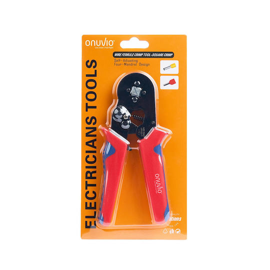 Onuvio Electric Cable Crimping Kit Ferrules Self-adjusting Crimping Tool Automatic Return 0.25-10mm 1300 Terminal Pins
