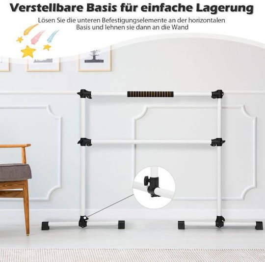 Adjustable Ballet Barre 123 X 71 X 119cm Costway Sp37449sv