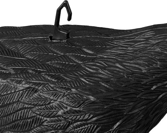 Set 3 Cărăbuși Sperie Păsări Relaxdays Plastic Dimensiuni 20 X 33 X 12 Cm Negru