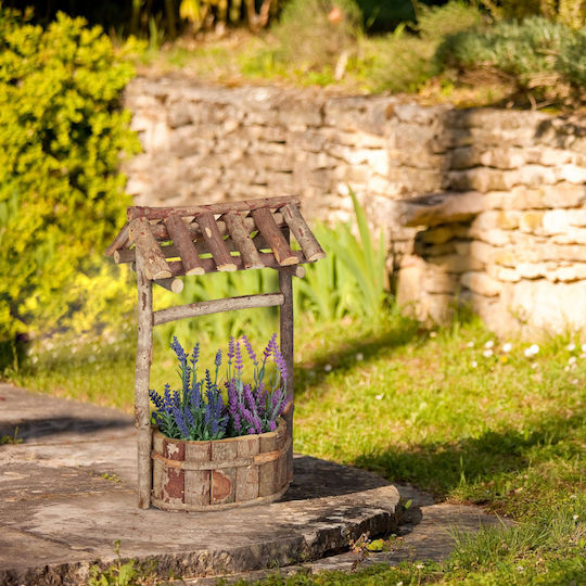Decorative Fountain Rustic Design Natural 43 X 25 X 18 Cm