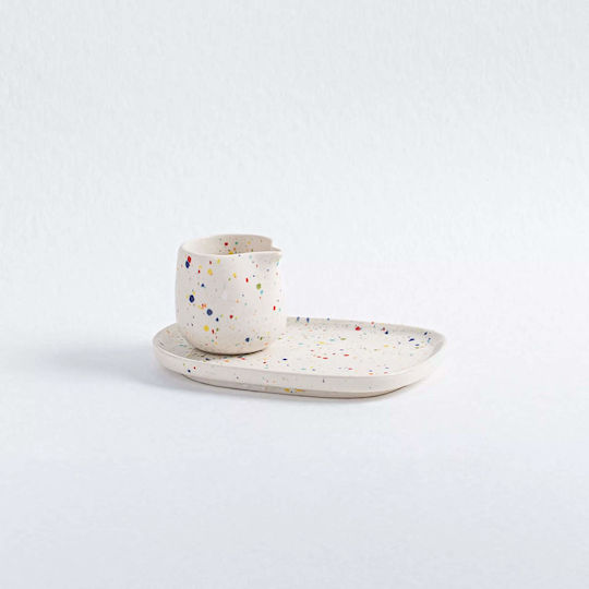 Egg Back Home Tavă Decorativă Ceramică Oval 18x12x2cm 1buc