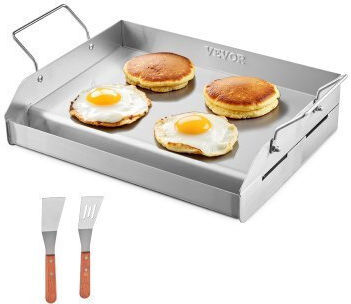 Vevor Tabletop Electric Grill Smooth Plate Inox 42.5cmx27cmcm