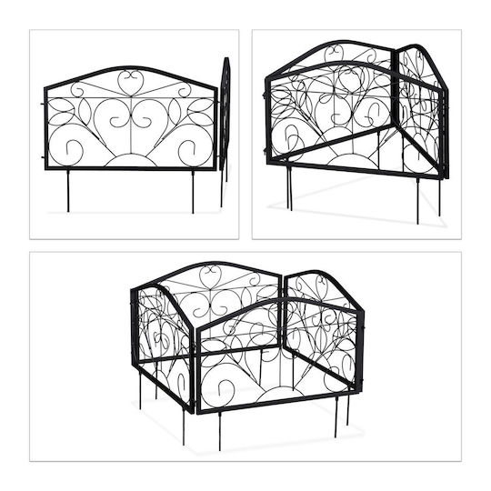 Țepușe Decorative pentru Grădină, 4 Bucăți, Stil Antic, 47 x 225 x 1,5 cm B