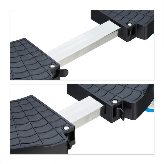 Roți suport ghiveci 4 roți 10.5 X 40 X 40 cm din plastic oțel inoxidabil
