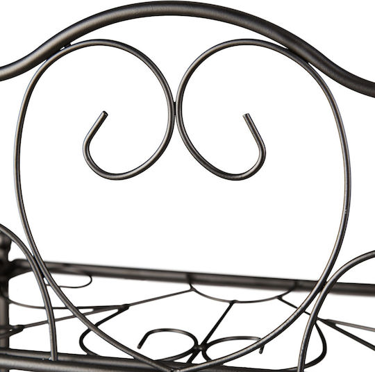 Metal Flower Stand Dimensions 64.5 X 33.5 X 18 Cm Relaxdays