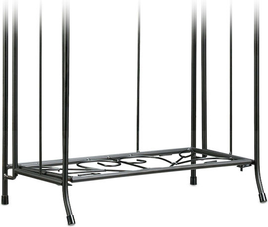 Metal Flower Stand Dimensions 64.5 X 33.5 X 18 Cm Relaxdays