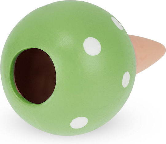 Dispozitiv de Udare a Plantelor Auto-udare 4 Bucăți Design Sferic Ceramic 11.5 X 6 Cm Verde