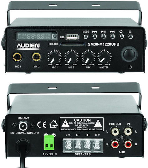 Audien Τελικός Ενισχυτής Hi-Fi Stereo SM30-M1220UFB